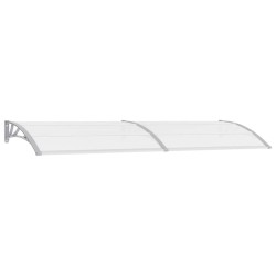 Auvent de porte Gris 300 x 100 cm PC 538778538778