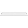 Auvent de porte Gris 300 x 100 cm PC 538778538778