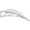 Auvent de porte Gris 300 x 100 cm PC 538778538778