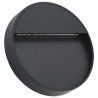 Appliques murales à LED d'extérieur 2 pcs 3 W Noir Rond 538779538779