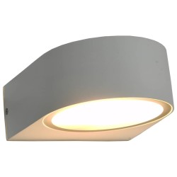 2 pcs Appliques murales d'extérieur 1 W Blanc Rond 538780538780