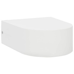 2 pcs Appliques murales d'extérieur 1 W Blanc Rond 538780538780