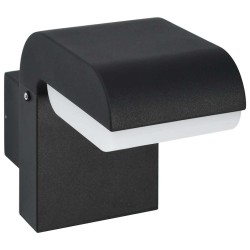 Applique murale LED d'extérieur 9 W Noir Ovale  538783538783