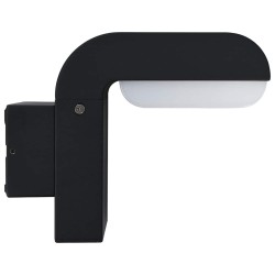Applique murale LED d'extérieur 9 W Noir Ovale  538783538783