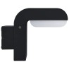 Applique murale LED d'extérieur 9 W Noir Ovale  538783538783