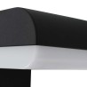 Applique murale LED d'extérieur 9 W Noir Ovale  538783538783