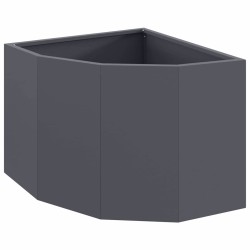 Jardinière d'Angle Anthracite 45 x 45 x 35 cm Acier 538784538784