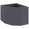 Jardinière d'Angle Anthracite 45 x 45 x 35 cm Acier 538784538784