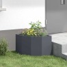 Jardinière d'Angle Anthracite 45 x 45 x 35 cm Acier 538784538784