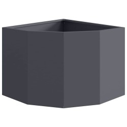 Jardinière d'Angle Anthracite 45 x 45 x 35 cm Acier 538784538784