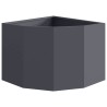 Jardinière d'Angle Anthracite 45 x 45 x 35 cm Acier 538784538784