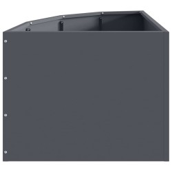 Jardinière d'Angle Anthracite 45 x 45 x 35 cm Acier 538784538784