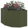 Jardinière d'Angle Vert olive 45 x 45 x 35 cm Acier 538785538785