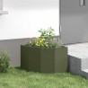Jardinière d'Angle Vert olive 45 x 45 x 35 cm Acier 538785538785