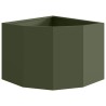 Jardinière d'Angle Vert olive 45 x 45 x 35 cm Acier 538785538785