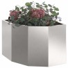Jardinière d'Angle Argent 45 x 45 x 35 cm Acier inoxydable 538786538786