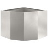 Jardinière d'Angle Argent 45 x 45 x 35 cm Acier inoxydable 538786538786