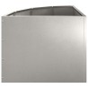 Jardinière d'Angle Argent 45 x 45 x 35 cm Acier inoxydable 538786538786