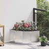 Jardinière d'Angle Argent 60 x 60 x 35 cm Acier inoxydable 538787538787