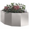 Jardinière d'Angle Argent 60 x 60 x 35 cm Acier inoxydable 538787538787