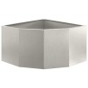 Jardinière d'Angle Argent 60 x 60 x 35 cm Acier inoxydable 538787538787
