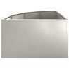 Jardinière d'Angle Argent 60 x 60 x 35 cm Acier inoxydable 538787538787