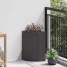 Jardinière d'Angle Noir 30 x 30 x 50 cm Acier 538790538790