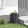 Jardinière d'Angle Noir 30 x 30 x 50 cm Acier 538790538790