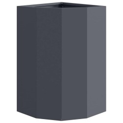 Jardinière d'Angle Anthracite 30 x 30 x 50 cm Acier 538791538791