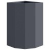 Jardinière d'Angle Anthracite 30 x 30 x 50 cm Acier 538791538791