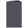 Jardinière d'Angle Anthracite 30 x 30 x 50 cm Acier 538791538791