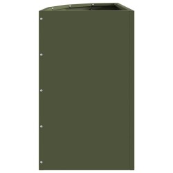 Jardinière d'Angle Vert olive 30 x 30 x 50 cm Acier 538793538793