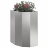 Jardinière d'Angle Argent 30 x 30 x 50 cm Acier inoxydable 538794538794