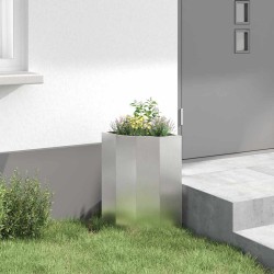 Jardinière d'Angle Argent 30 x 30 x 50 cm Acier inoxydable 538794538794