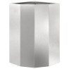 Jardinière d'Angle Argent 30 x 30 x 50 cm Acier inoxydable 538794538794