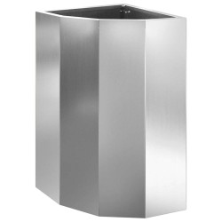 Jardinière d'Angle Argent 30 x 30 x 50 cm Acier galvanisé 538795538795