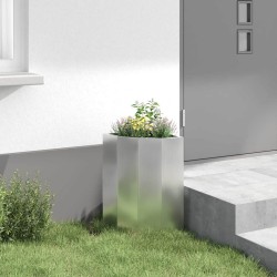 Jardinière d'Angle Argent 30 x 30 x 50 cm Acier galvanisé 538795538795
