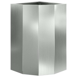 Jardinière d'Angle Argent 30 x 30 x 50 cm Acier galvanisé 538795538795