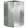 Jardinière d'Angle Argent 30 x 30 x 50 cm Acier galvanisé 538795538795