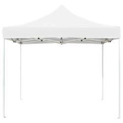 Tente de réception pliable Aluminium 3 x 3 m Blanc 538796538796