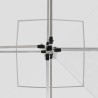 Tente de réception pliable Aluminium 3 x 3 m Blanc 538796538796