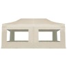 Tente de réception pliable avec parois Aluminium 6 x 3 m Crème 538797538797