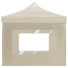 Tente de réception pliable avec parois Aluminium 6 x 3 m Crème 538797538797