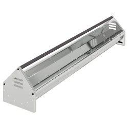 Bac de nourrissage pour poules Argent 108 x 20,5 x 20 cm 538800538800