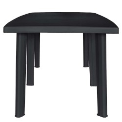 Table de jardin Anthracite 216x90x72 cm Plastique 538801538801