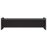Trough d'alimentation pour le bétail Noir 108 x 50 x 28 cm 538802538802