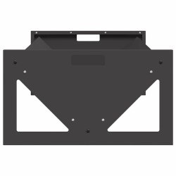 Trough d'alimentation pour le bétail Noir 108 x 50 x 28 cm 538802538802