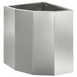 Jardinière d'Angle Argent 30 x 30 x 35 cm Acier galvanisé 538803538803