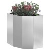 Jardinière d'Angle Argent 30 x 30 x 35 cm Acier galvanisé 538803538803