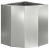 Jardinière d'Angle Argent 30 x 30 x 35 cm Acier galvanisé 538803538803